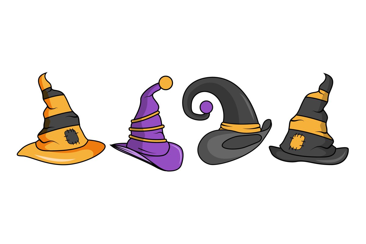 Witch Hat illustrations example image 1