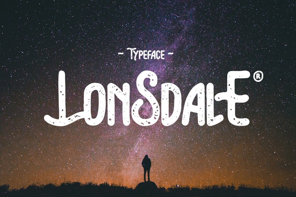 Lonsdale Typeface example image 1