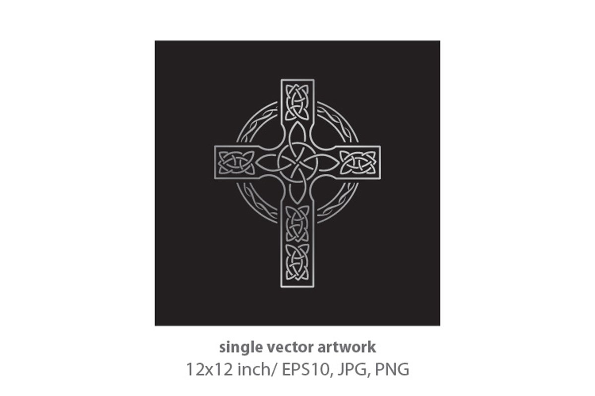 Simple Celtic Border- single vector artwork example image 1