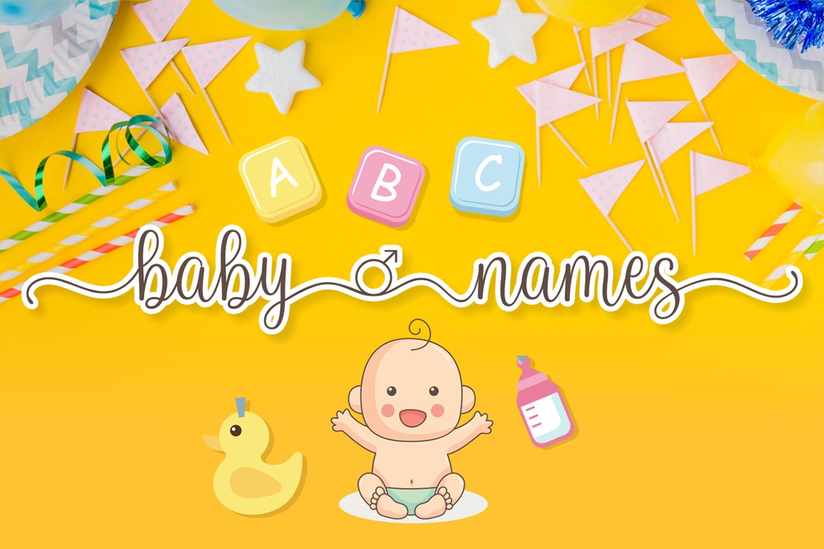 Baby Names - Boy and Girl Font example image 1