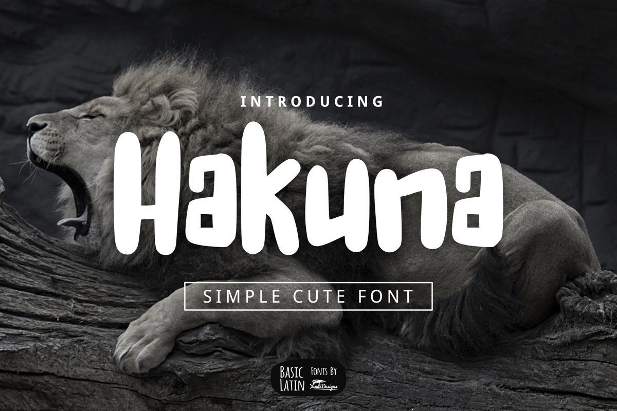 Hakuna Cute Font example image 1
