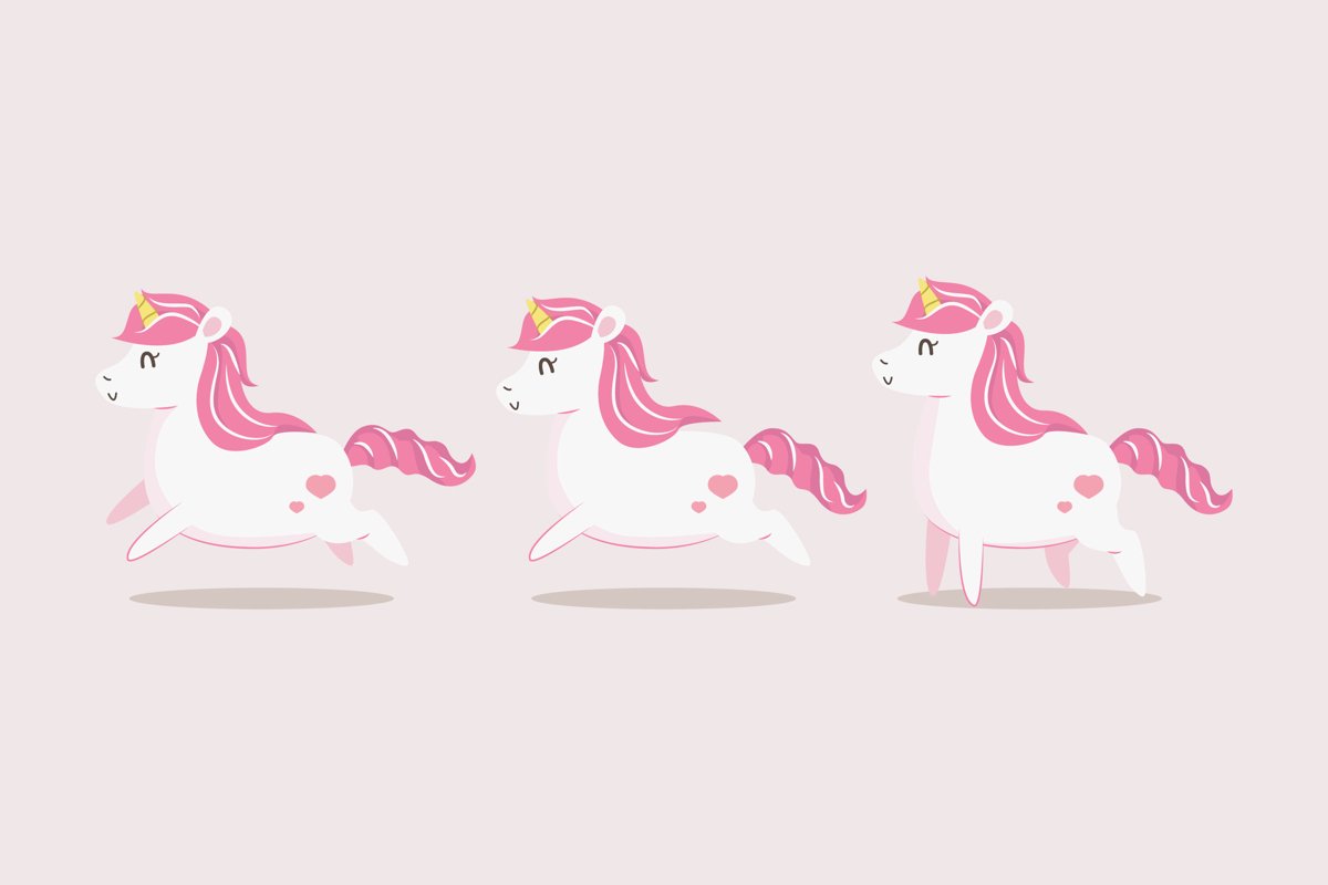 Unicorn Illustrations example image 1