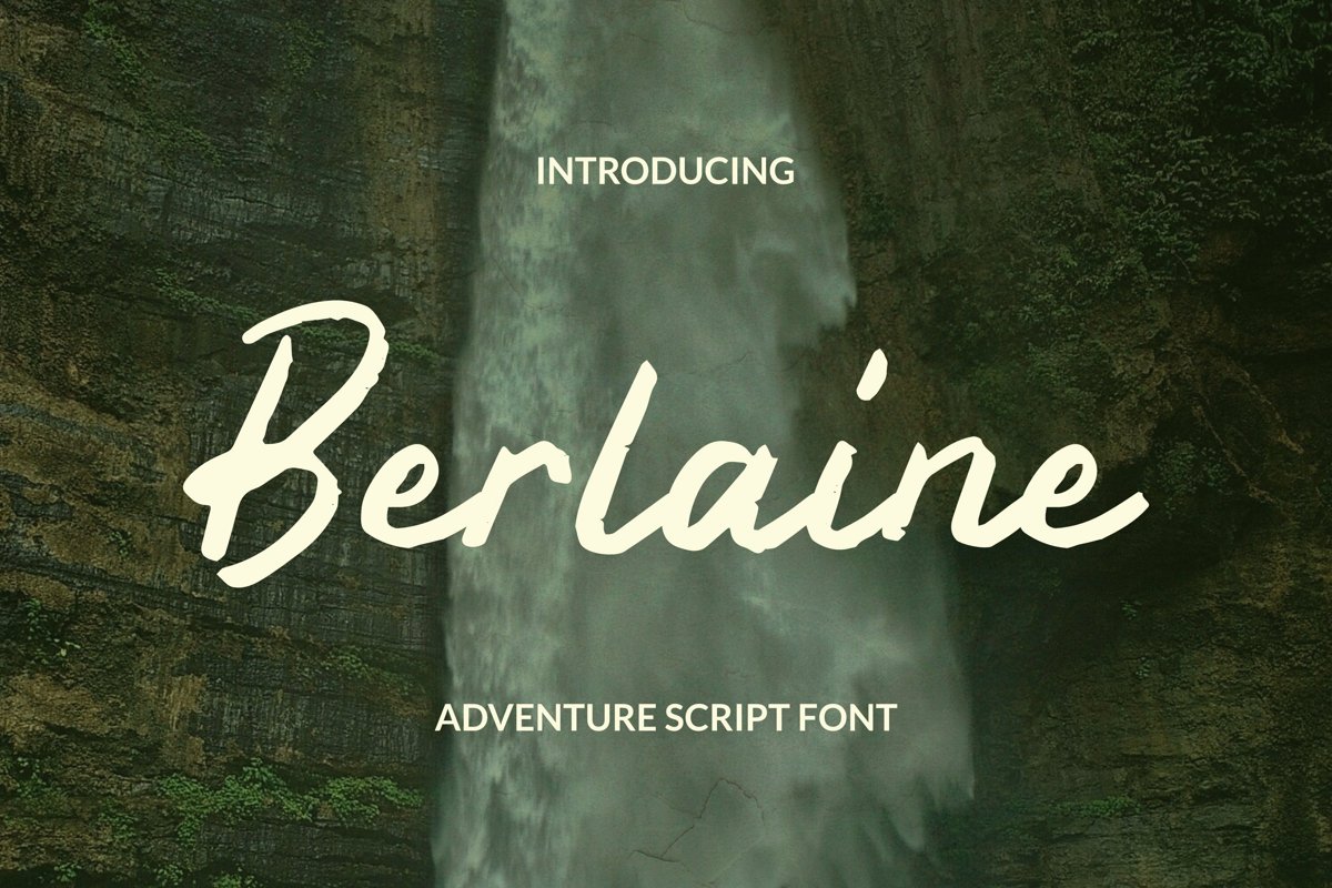 Berlaine Font example image 1