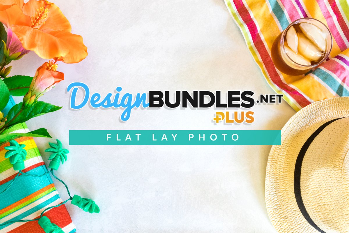 Summer Time Flat Lay Photo example image 1