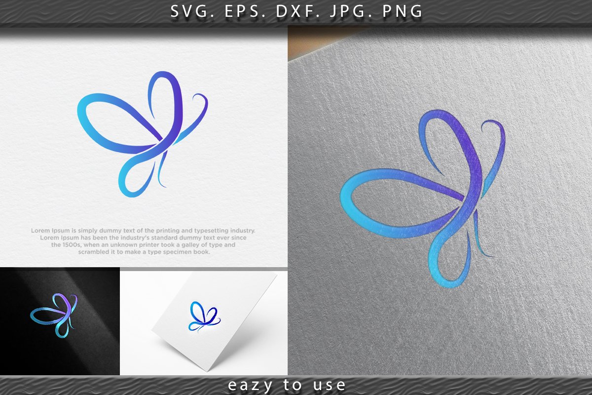 Beauty Butterfly logo Ideas. Inspiration logo design. Templa example image 1