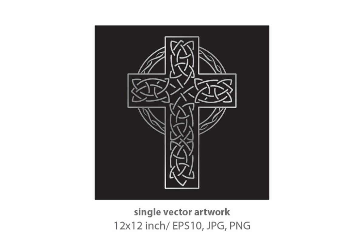 Simple Celtic Border- single vector artwork example image 1