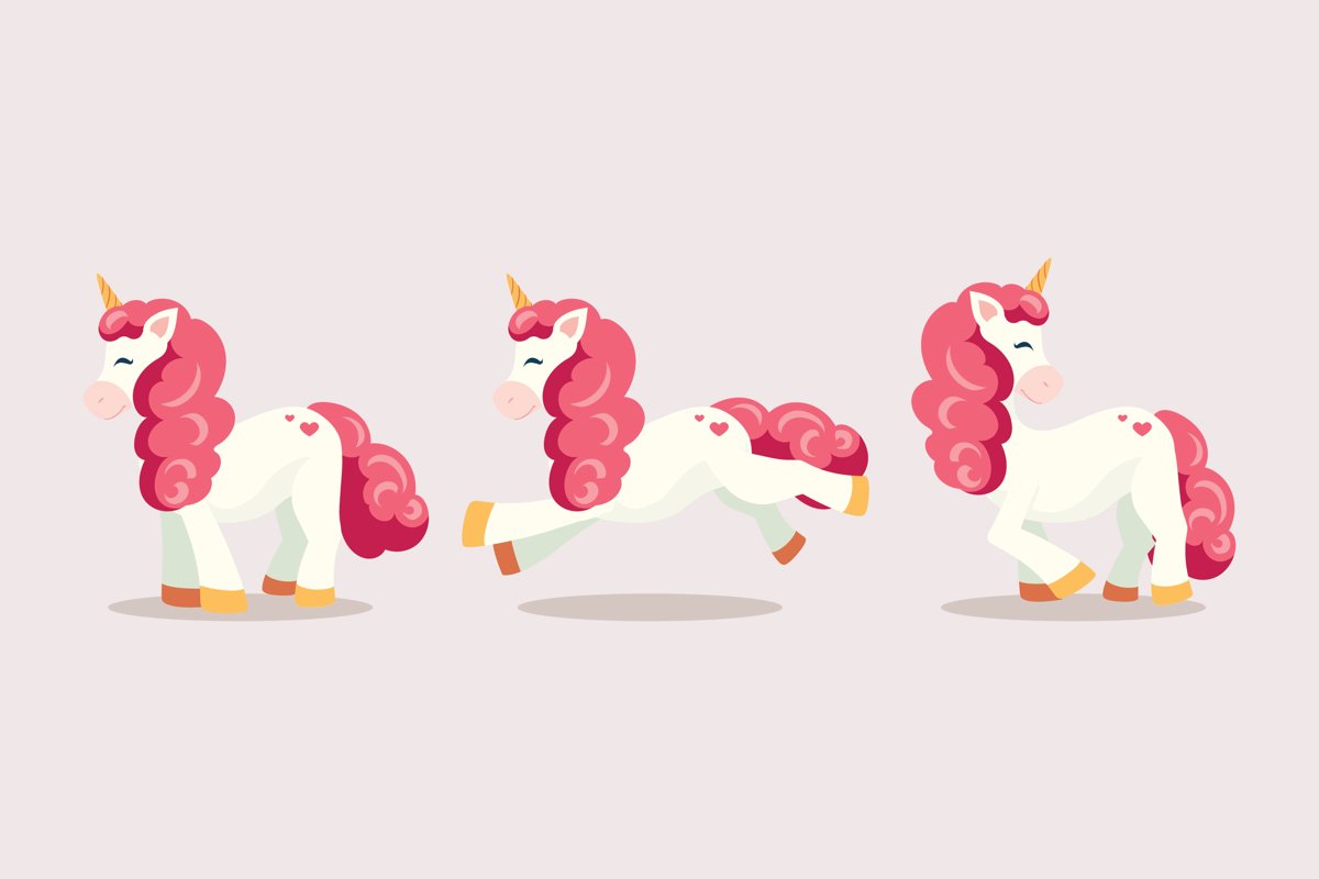 Unicorn Illustrations example image 1