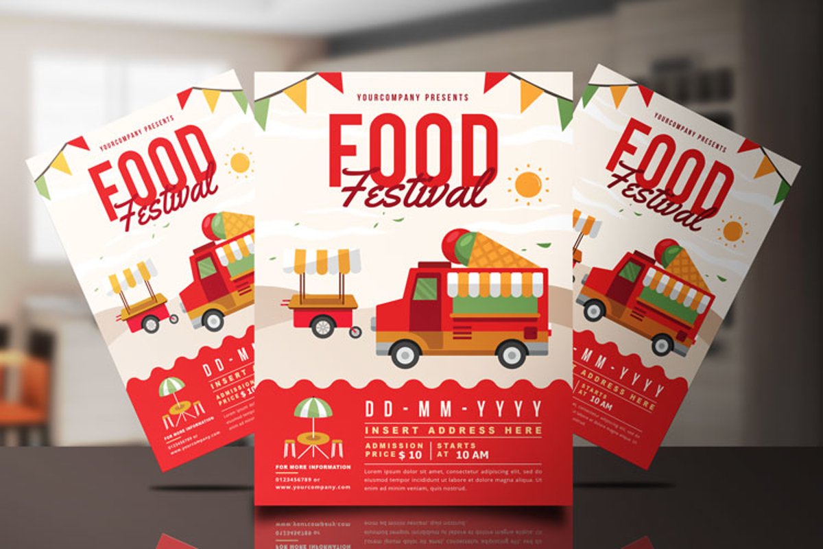 FOOD TRUCK FESTIVAL FLYER 3 example image 1