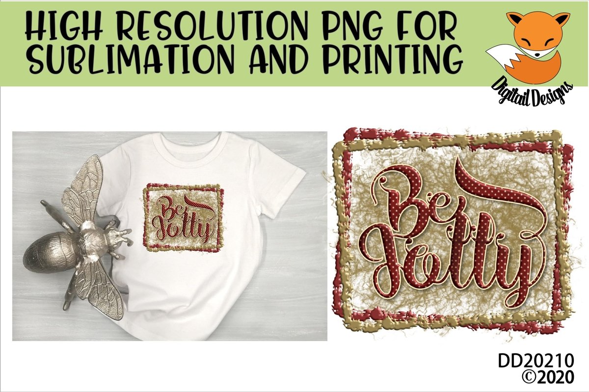 Be Jolly Christmas Sublimation example image 1