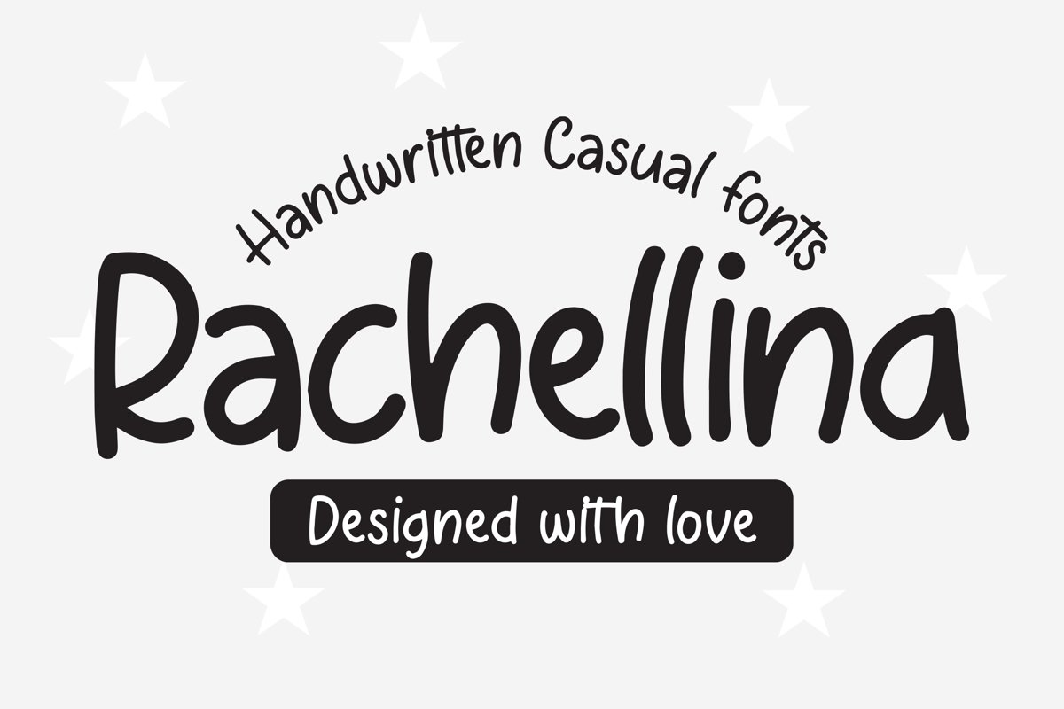 Rachellina - Handwritten Casual Font example image 1