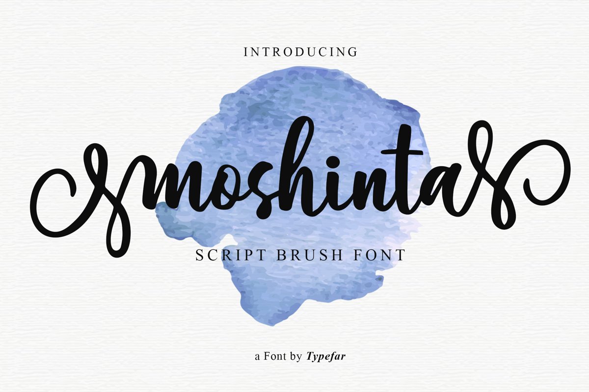 Moshinta Font example image 1