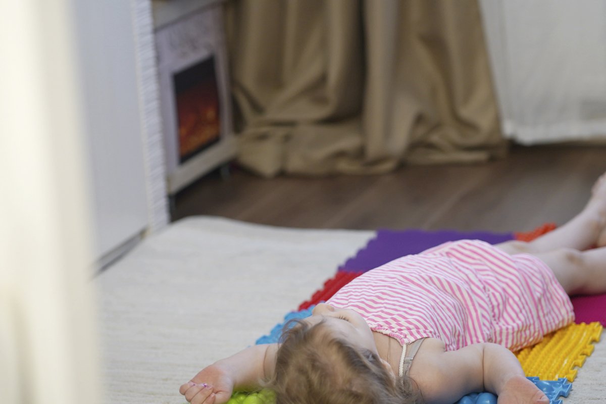 Orthopedic massage puzzle mats for development children example image 1