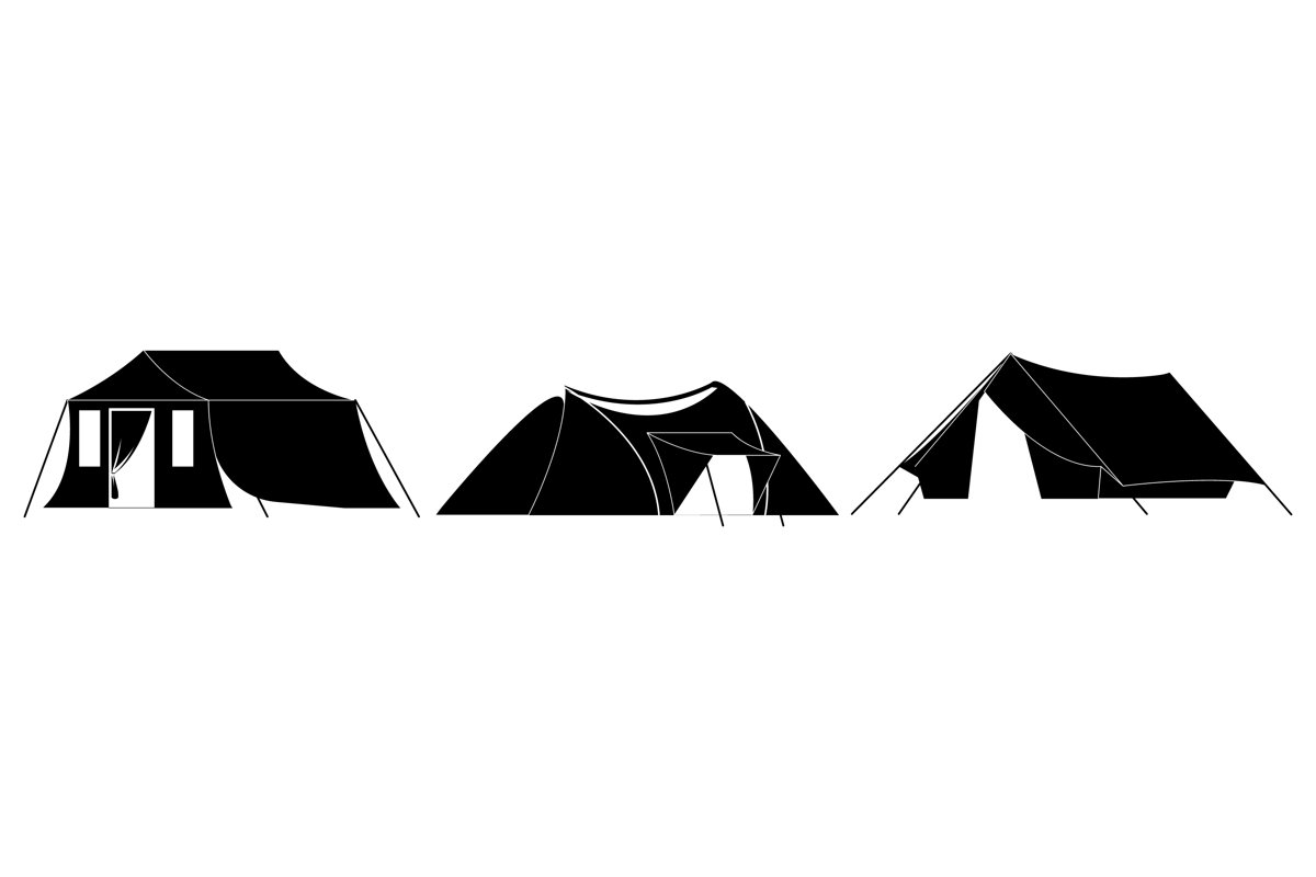 Tent Silhouettes example image 1