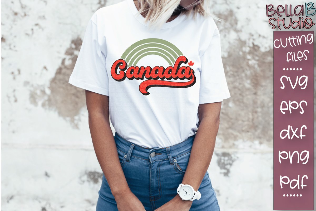 Retro Canada SVG File example image 1
