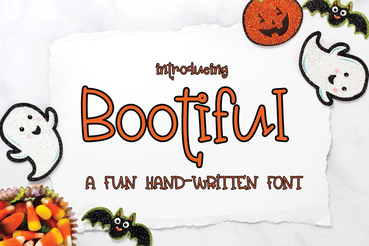 Bootiful - A Fun Hand-Written Font example image 1