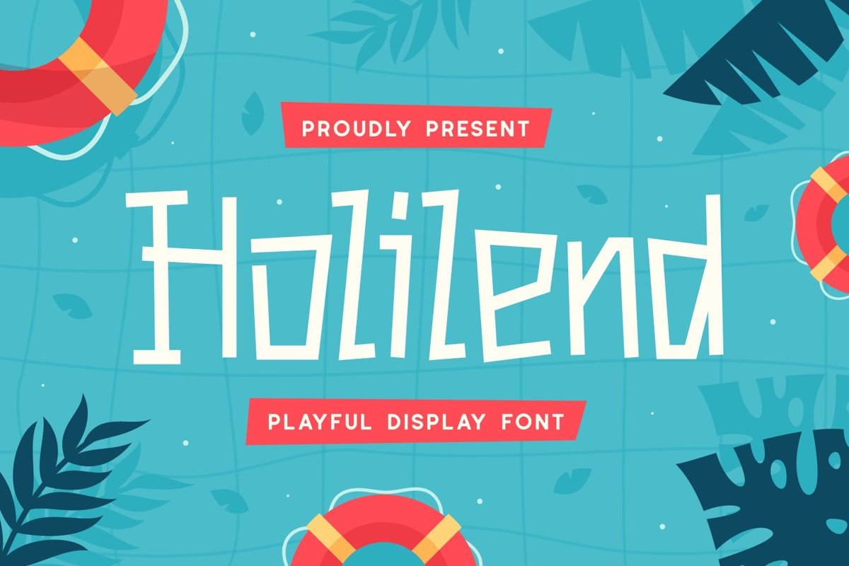 Holilend - Playful Display Font example image 1