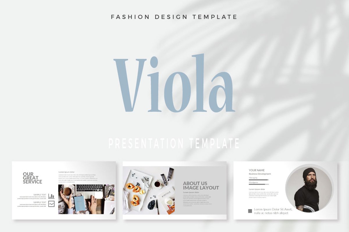 Viola Presentation Template example image 1