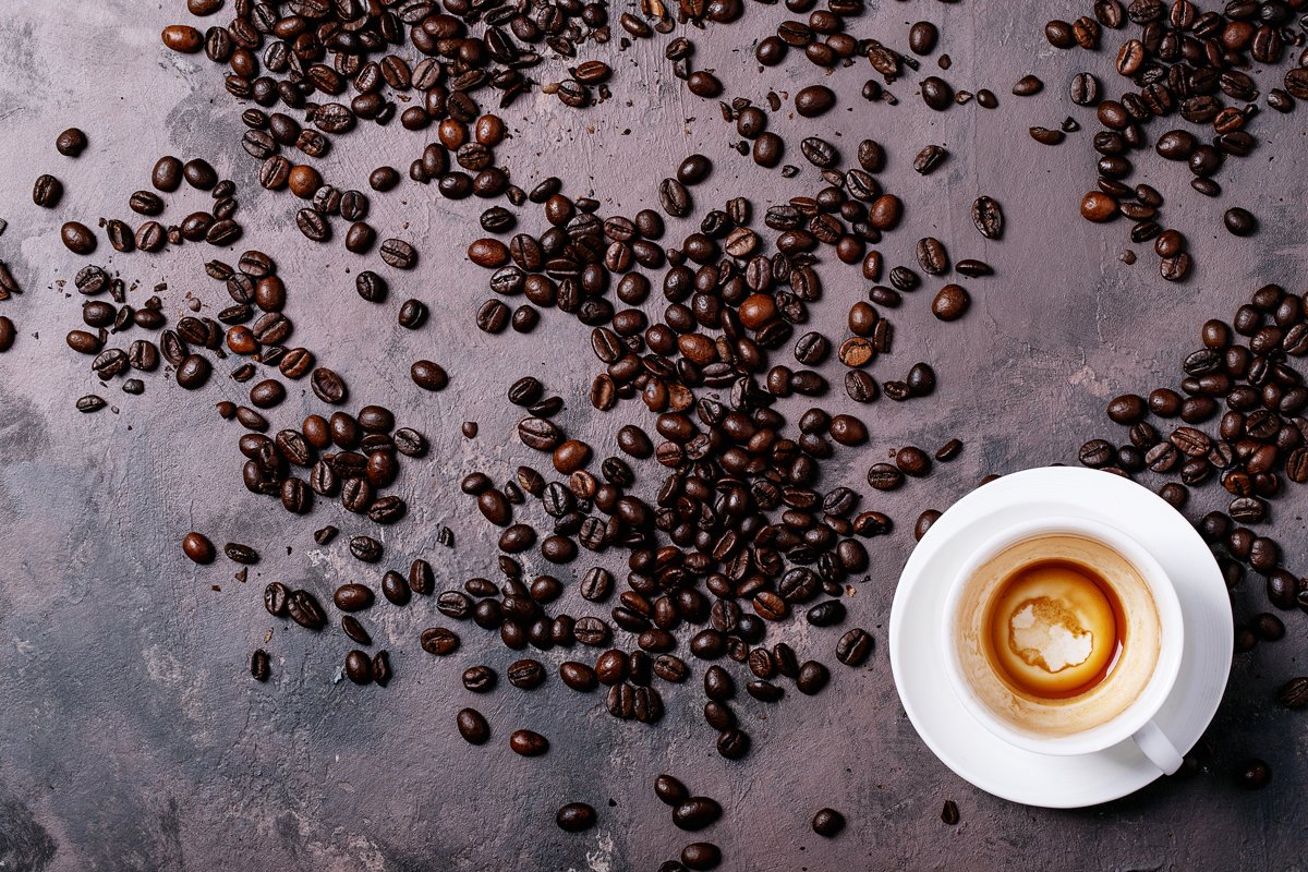 Fresh coffee in cups example image 1
