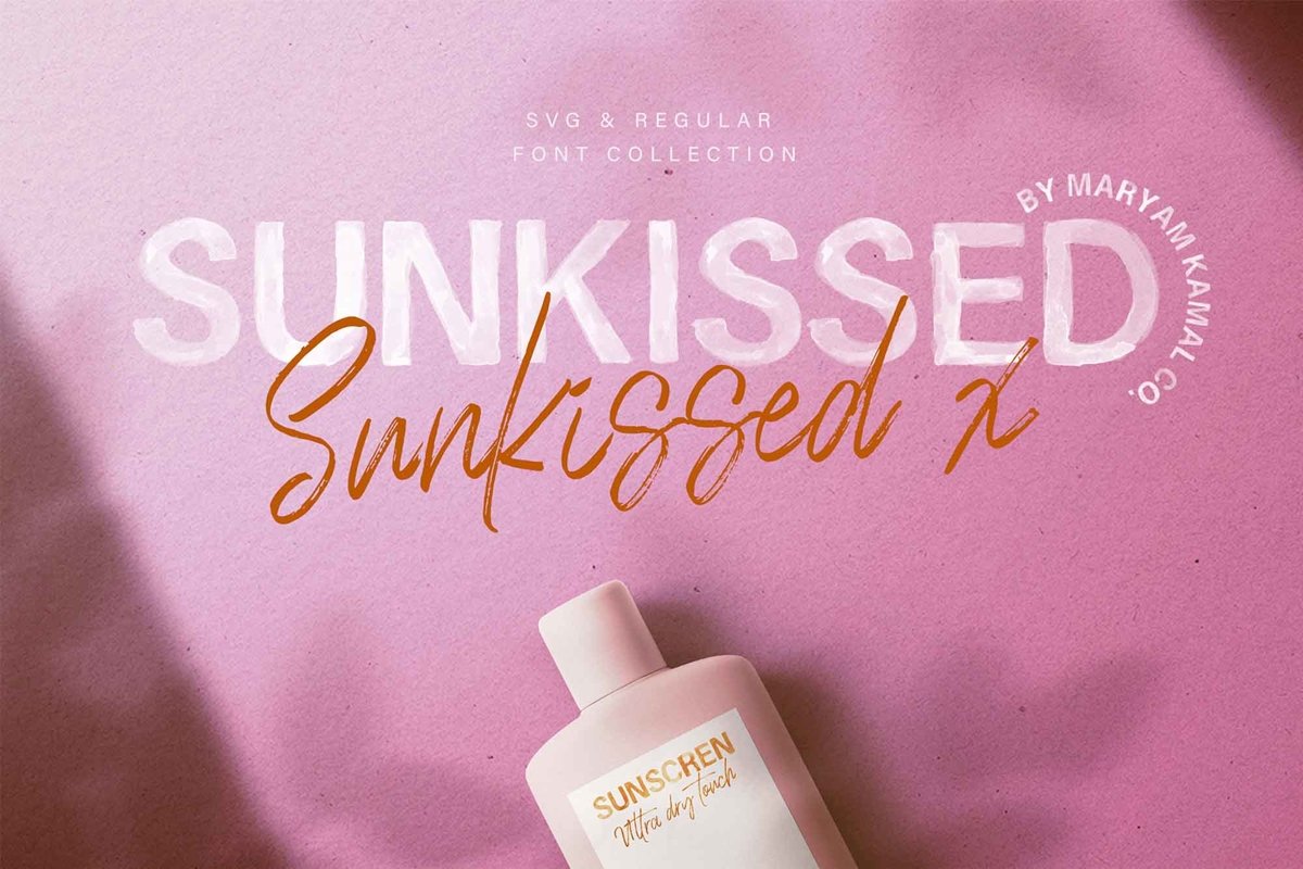 Sunkissed x Font Duo example image 1