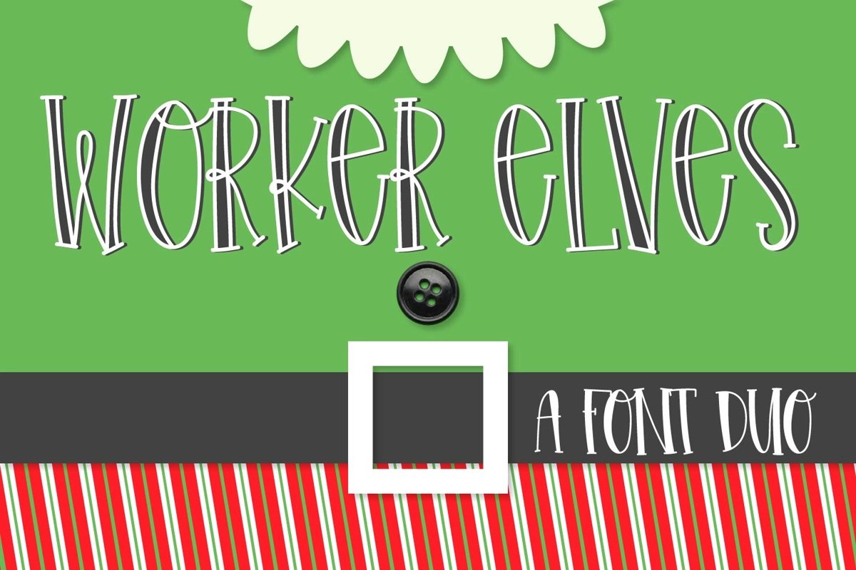 Worker Elves - A Font Duo example image 1