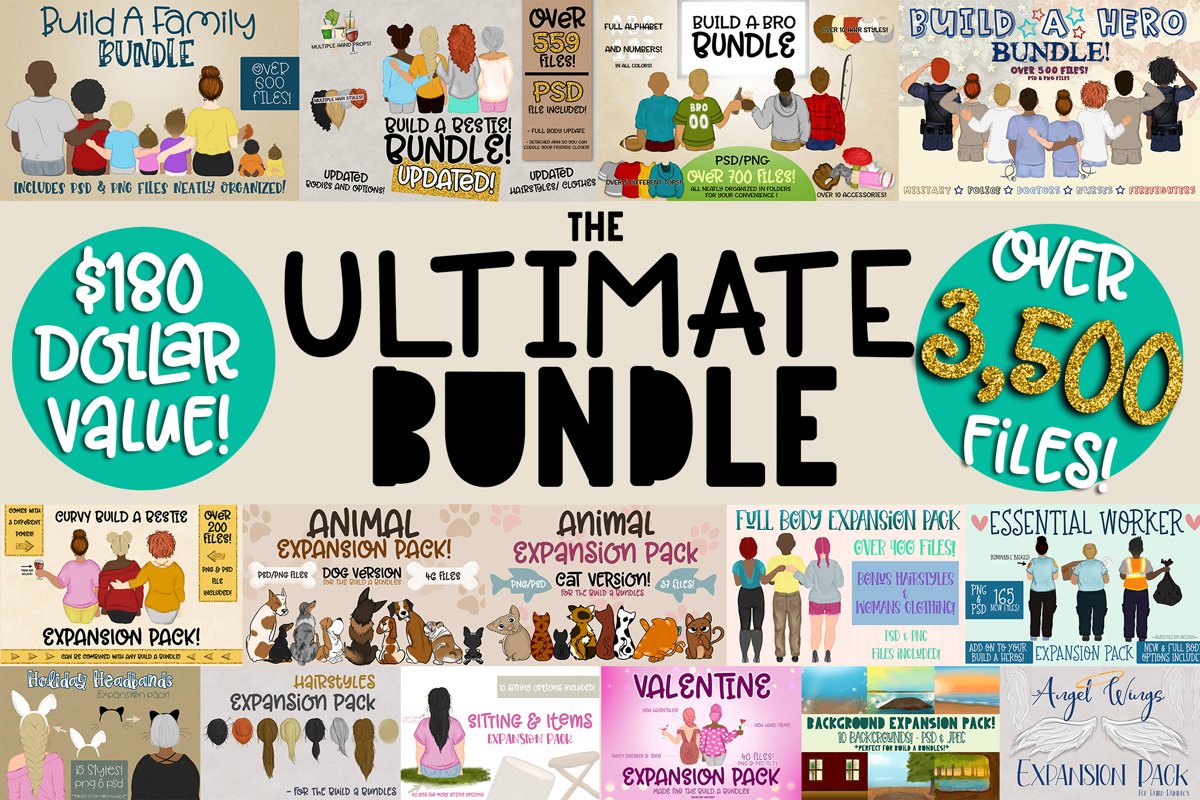 Ultimate Build a Bundle | Most Popular Bundles/ Expansions example image 1