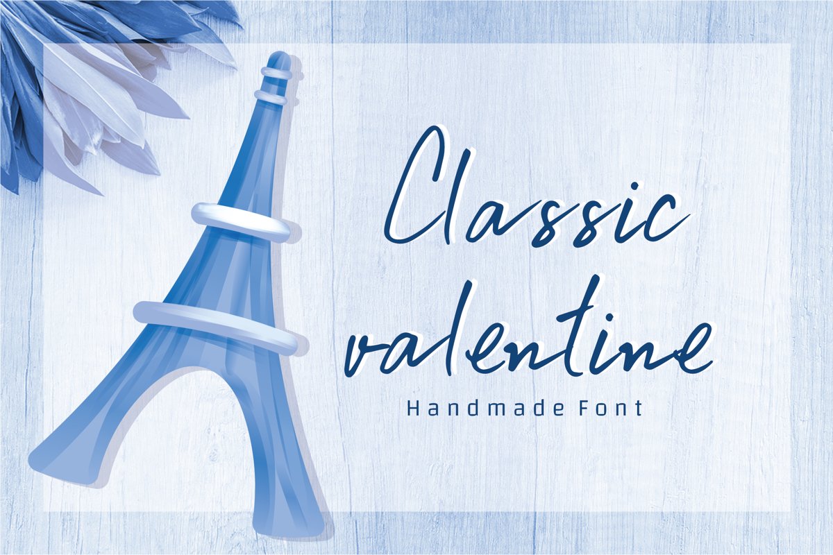 Classic valentine - A cute handwritten font example image 1