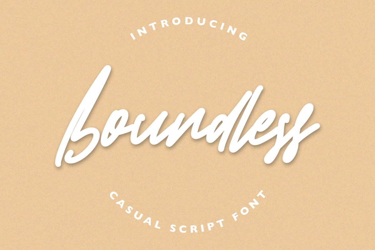 Boundless - Casual Script Font example image 1