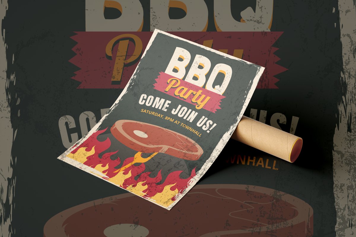 BBQ Party - Flyer Poster example image 1