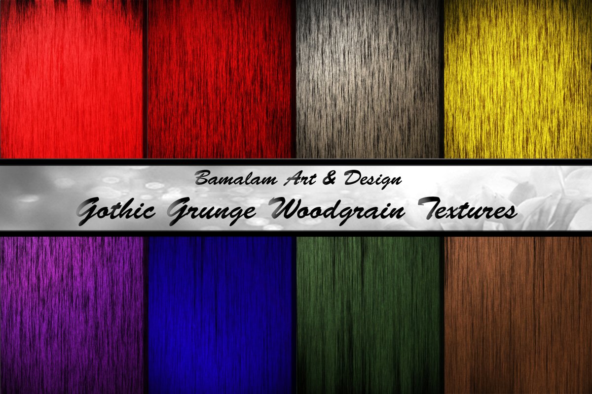 Gothic Grunge Wood Grain Textures example image 1