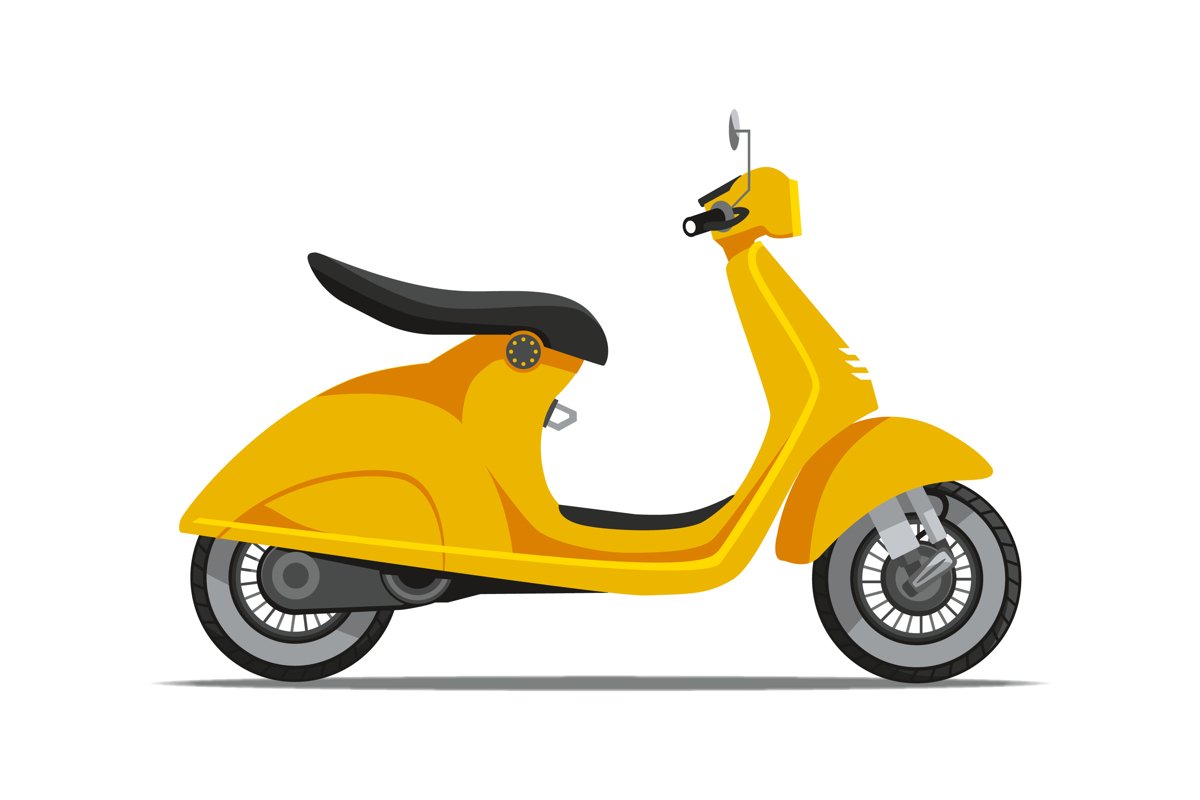 Motorbike Illustrations example image 1