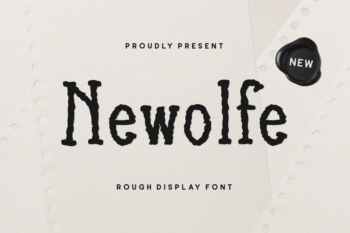 Newolfe Display Font example image 1