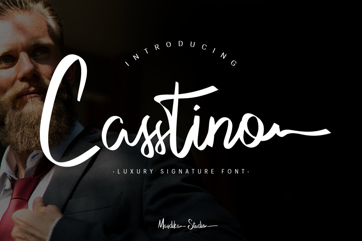 Casstino Handwritten Font example image 1