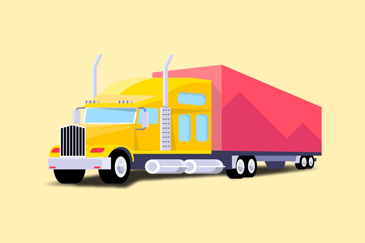 North American Truck Illustrations example image 1