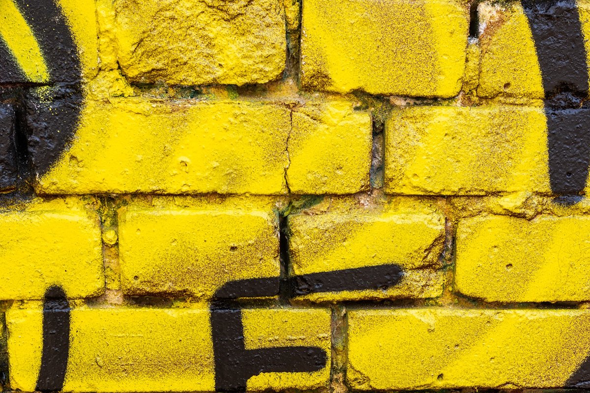 Background of yellow brick wall example image 1