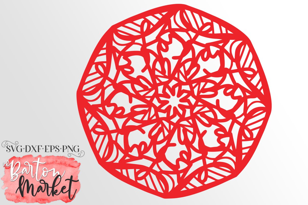 Zooming In Mandala SVG DXF EPS PNG example image 1