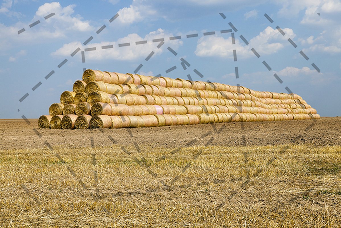 haystacks straw. field example image 1