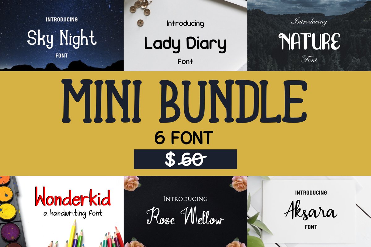 Mini Bundle Font example image 1