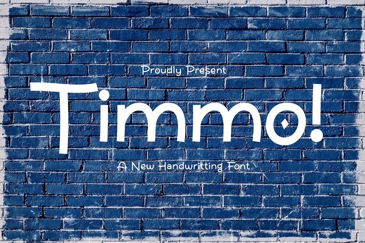 Web Font Timmo example image 1