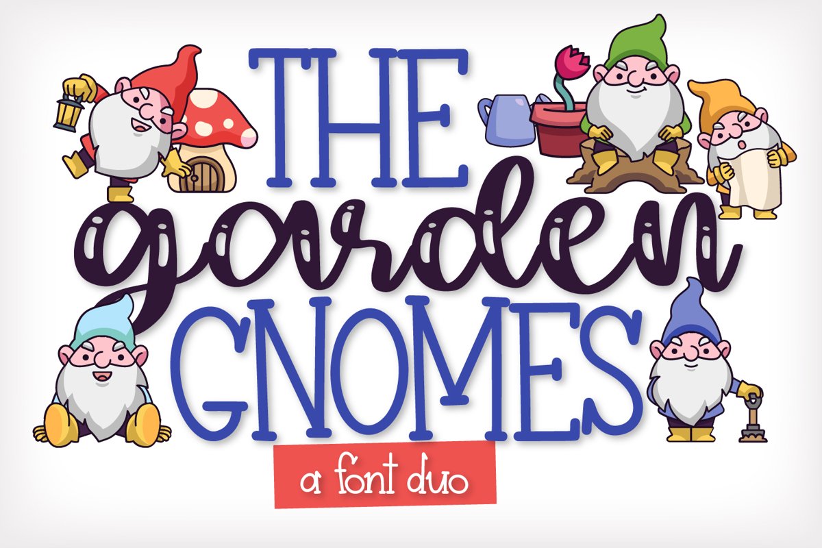 The Garden Gnomes - A Script & Print Duo example image 1