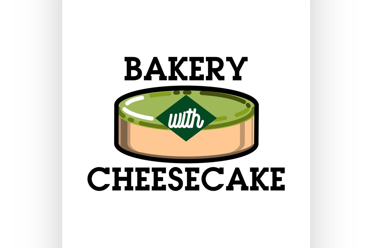 Color vintage bakery emblem example image 1