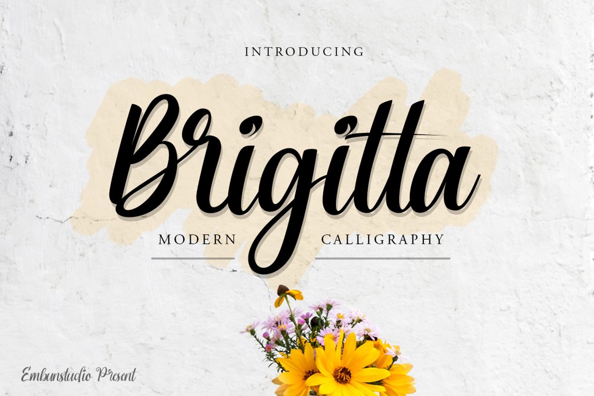 Brigitta Script example image 1