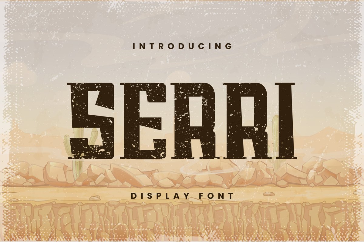 SERRI Font example image 1