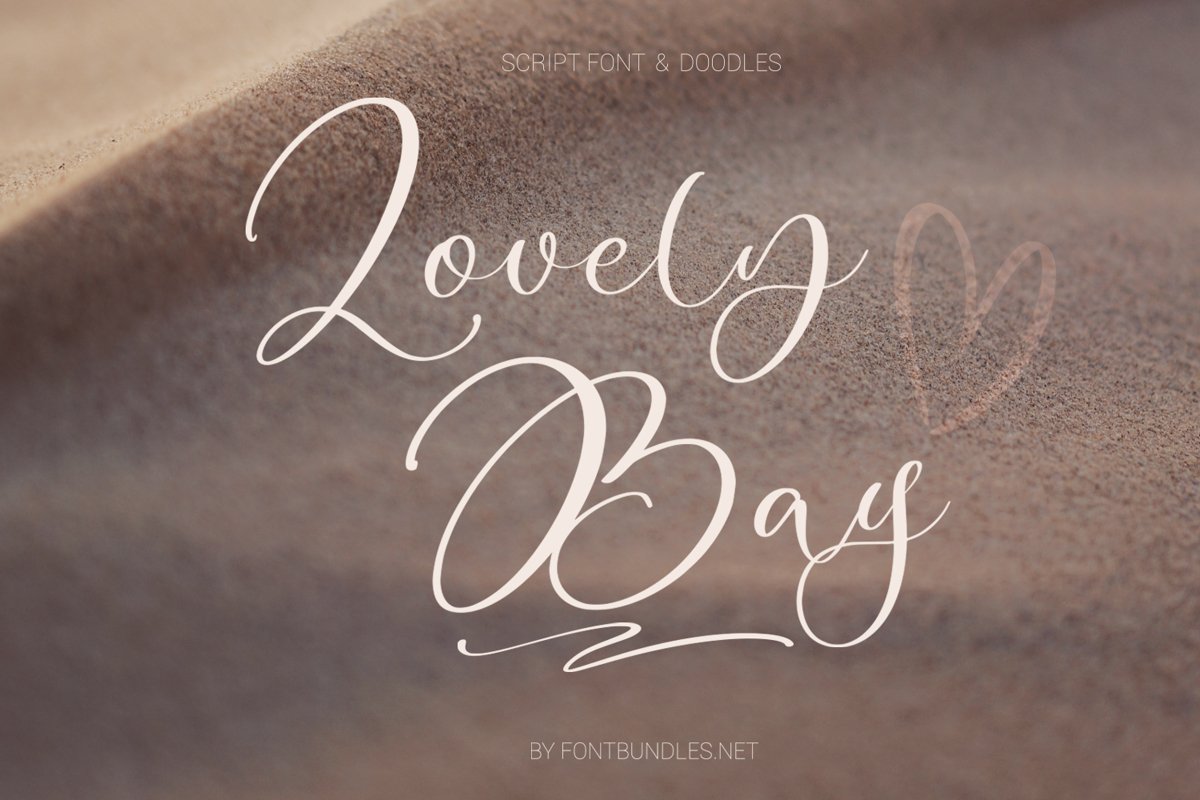 Lovely Bay Script Font example image 1