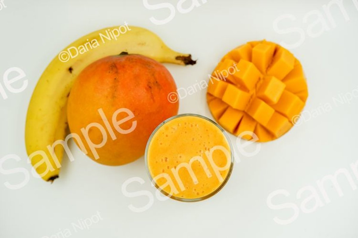 Tropical smoothie or milkshake example image 1
