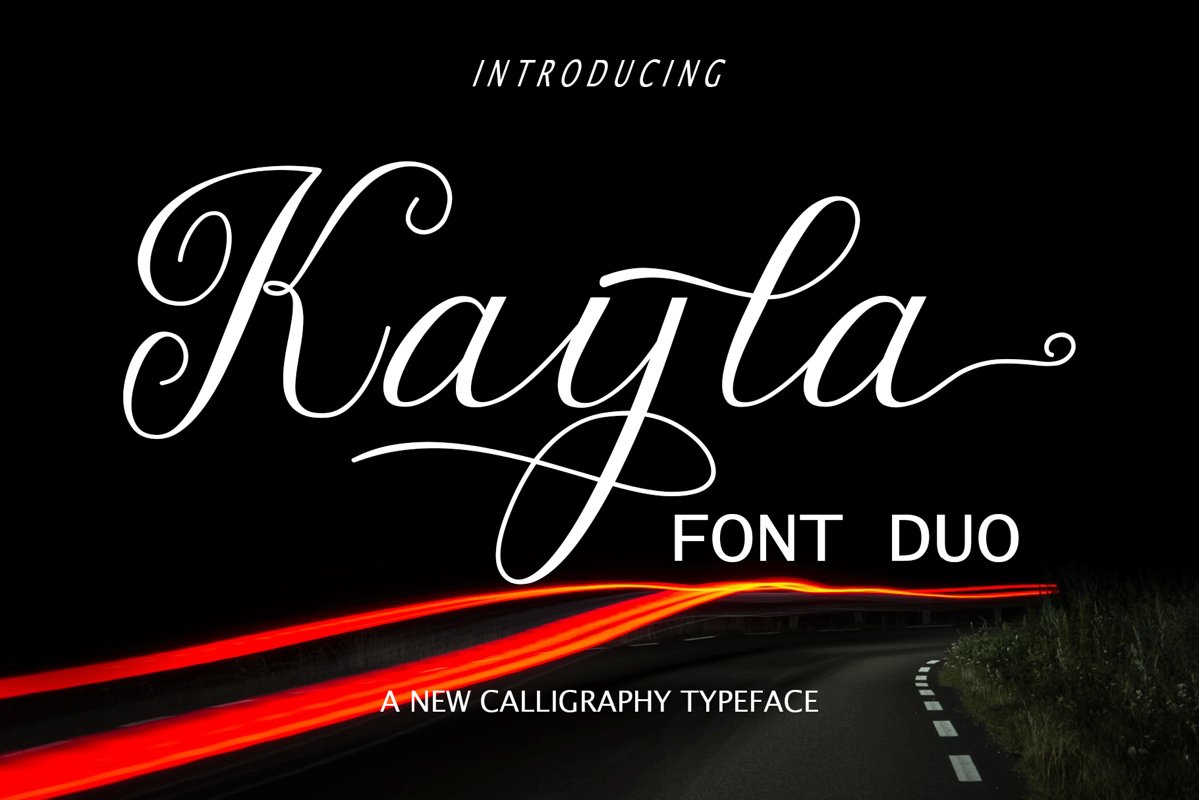 Kayla Font duo example image 1