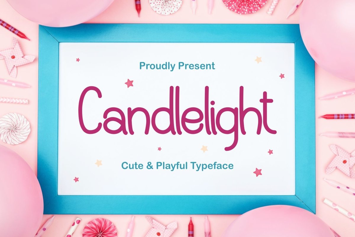 Candlelight - Cute & Playful Typeface example image 1
