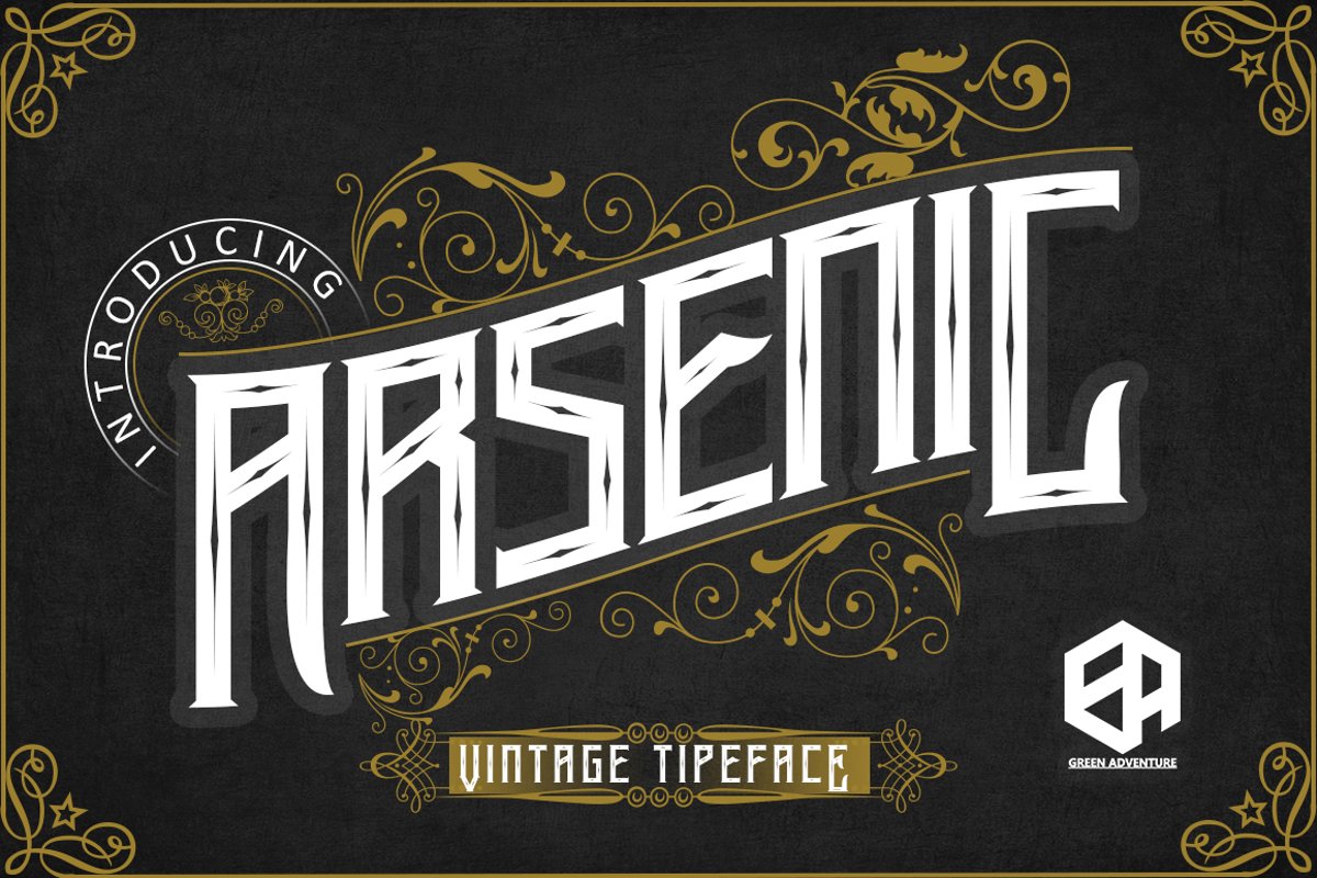 Arsenic - Vintage Typeface example image 1