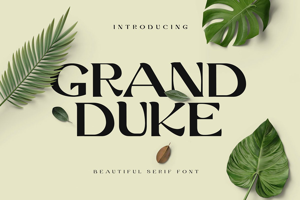 Grand Duke Beauty Serif Font example image 1