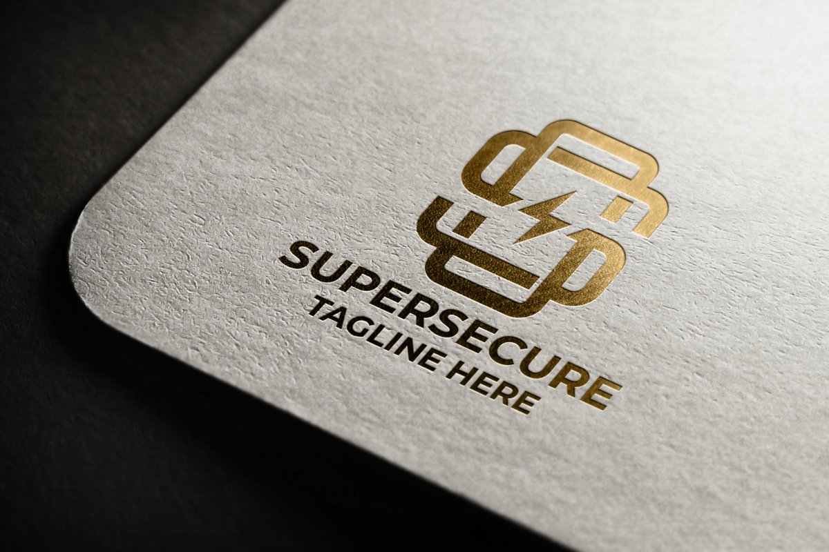Super Secure Letter S Logo example image 1