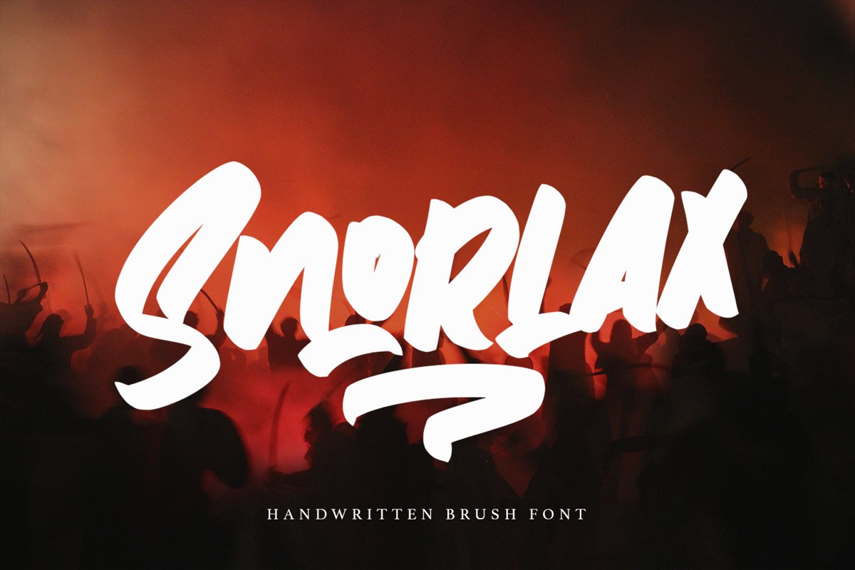 Snorlax - Script Bold Fonts example image 1